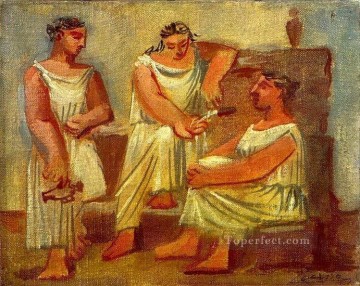 Tres mujeres en la fuente 4 1921 cubista Pablo Picasso Pinturas al óleo